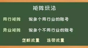 2种引流矩阵搭建模式，掌握1种，每天引流轻松破百！-课服务